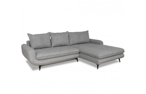 Kutna garnitura KALCIT desna (siva)