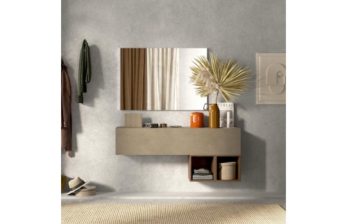 Moderan viseći ormarić za hodnik s otvorenim kockama INFINITY 2.0 900055S-AGMR