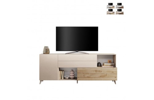 Moderna komoda s 2 vrata i ladicama MONACO 203175-08K - kašmir/kadiz