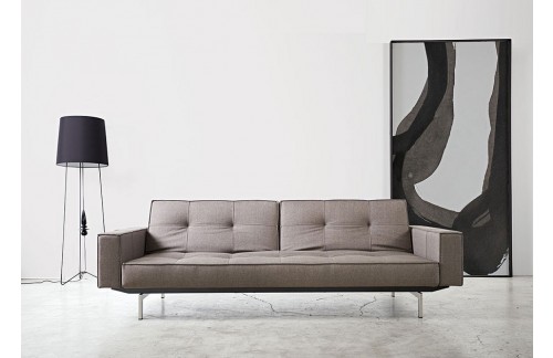 Kauč SPLITBACK SOFA BED s rukonaslonima i s kromiranim nogicama