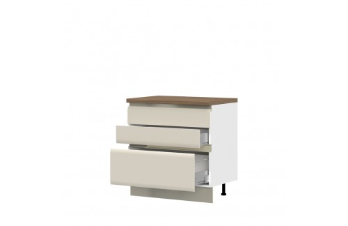 DONJI ELEMENT R-90-3MBOX/6 ZA KUHINJU INVICTUS - KAŠMIR MAT LAK