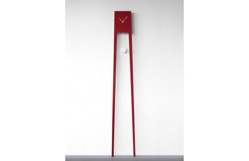 Zidni sat Tiuku - crvena