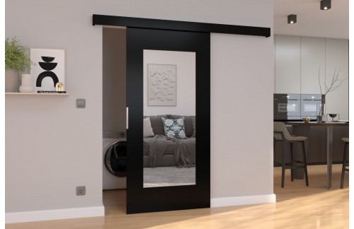 Zidna klizna vrata s ogledalom NELA 76 cm