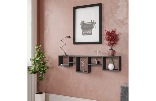 Zidna polica Damir (Antracit)