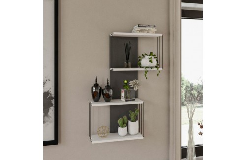 Zidna polica Lenor (Bijela)