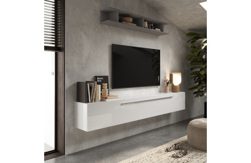 Zidna TV jedinica s otvorenim policama INFINITY 2.0 900048