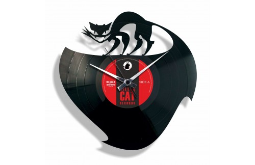 Zidni sat Disc'o'clock Curiosity Killed the cat