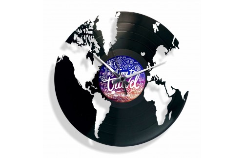 Zidni sat Disc'o'clock World