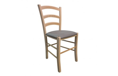 Stolica Paesana-Natur / cappuccino-Tapecirano sjedište - ZALIHA