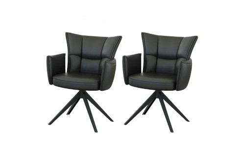 LEDERSKA stolica (crna)