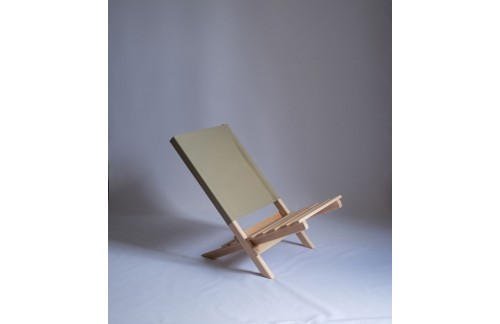 Sklopiva stolica LepLes -Tamno bež