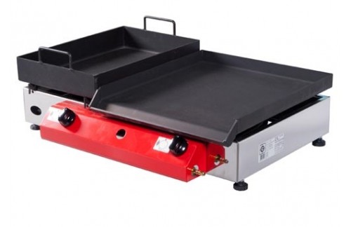 Plinski roštilj Gorenc, 65 x 40, Fe ploča i duboka ploča, dva plamenika, bez nogu