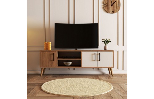 TV ormarić Lamon (Hrast/Bijela)