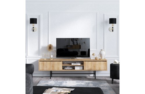 TV ormarić Navor (Hrast/Crna)