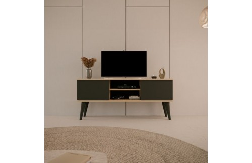 TV ORMARIĆ TORONTO 120 CM - HRAST/CRNA