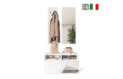 Ulazni set s zidnom vješalicom i ogledalom VITTORIA 409050-1