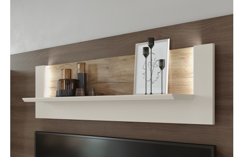 ZIDNA POLICA SKY 45 - 116 CM (LED RASVJETA)