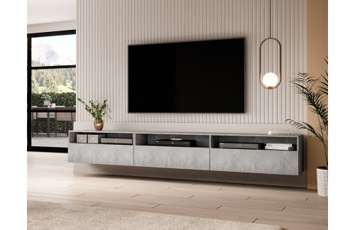 VISEĆI TV ORMARIĆ BAROS - BETON