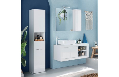 Rotirajuća kupaonski ormar s ogledalom BASIC 439030-12