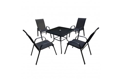 Vrtna garnitura Soriva 2 (CRNA)