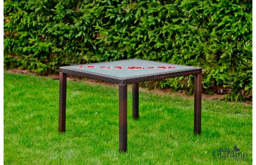 Vrtni stol TERROSA 100x100 cm (smeđi)