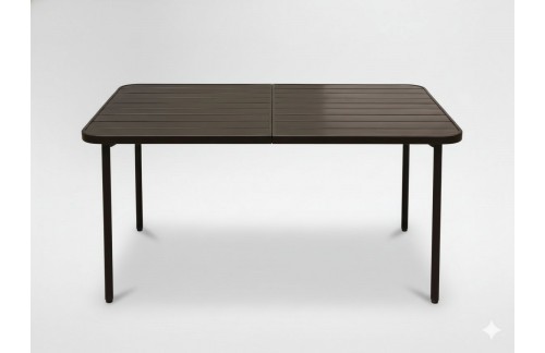 Vrtna stol Tolan (pravokotna, smeđa, 140 x 80 cm)