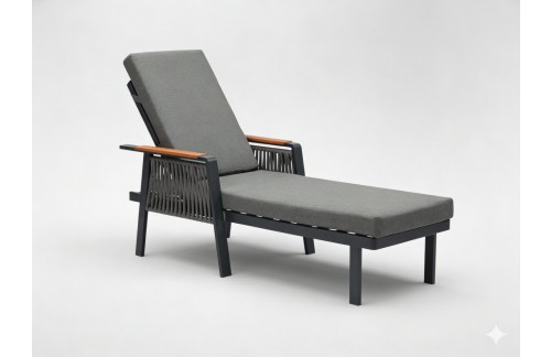 Vrtna ležaljka Skopje (siva)