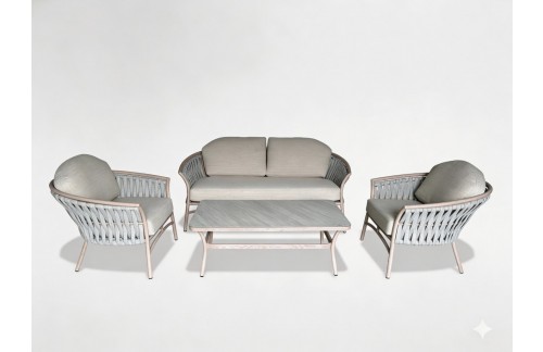 Vrtni set Valeta (bež/siva)