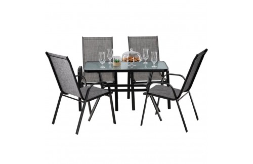 Vrtna garnitura Živa (mizica + 4 stoli)