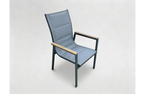 Vrtna stolica Tavon (tamno siva)