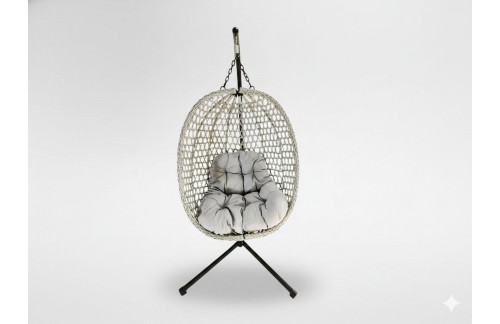 Sklopiva viseća fotelja Drim (siva)