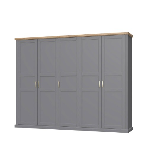 5-DIJELNI GARDEROBNI ORMAR KALLA TARA-GRAFIT