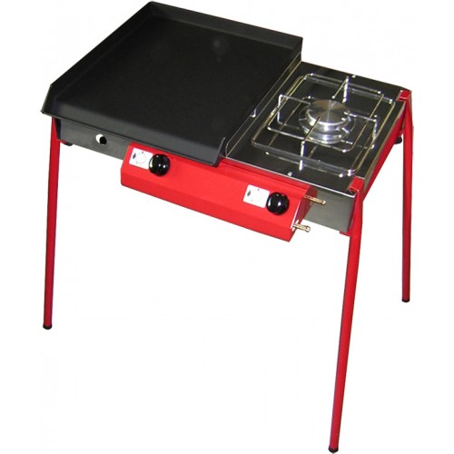 Plinski roštilj Gorenc, 65 x 40, s kuhalom, Fe ploča, s nogama
