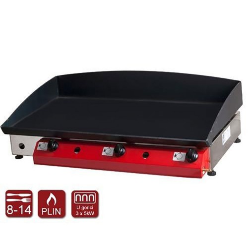 Plinski roštilj Gorenc, 80 x 40, Fe ploča 5mm, tri plamenika, bez noga