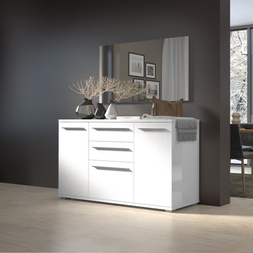 KOMODA RADDA PIANO K150-3K2F - BIJELA