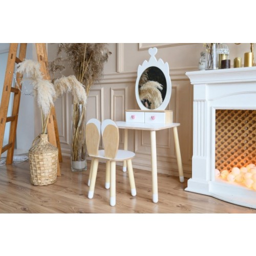 MONTESSORI KOZMETIČKI STOLIĆ KRONA (VIŠE BOJA)