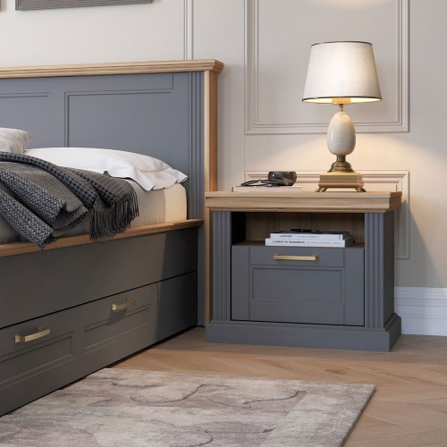 NOĆNI ORMARIĆ KALLA TARA-GRAFIT