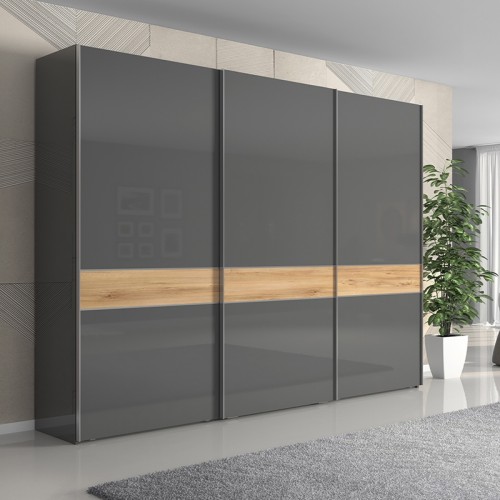 ORMAR SA KLIZNIM VRATIMA KALLA ONYX 280CM