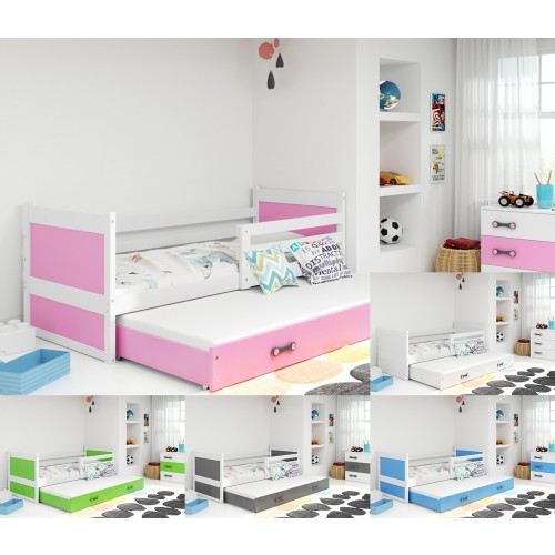 Krevet RICO 90x200 s dodatnim ležajem 90x200 - BIJELA (više boja)