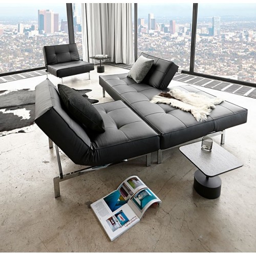 Stolica SPLITBACK CHAIR s kromiranim nogicama