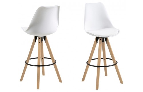 BARSKA STOLICA DONOVAN PU (VIŠE BOJA) - bijela