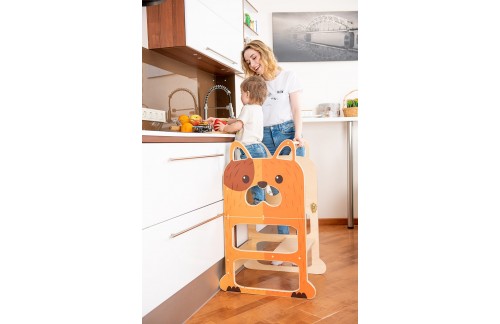 2V1 MONTESSORI STOLICA POMAGALO ZA DVOJE - PSIĆ