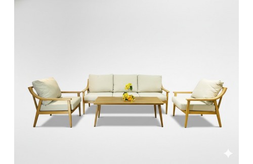 Aluminijski vrtni set Nikozja (bež)