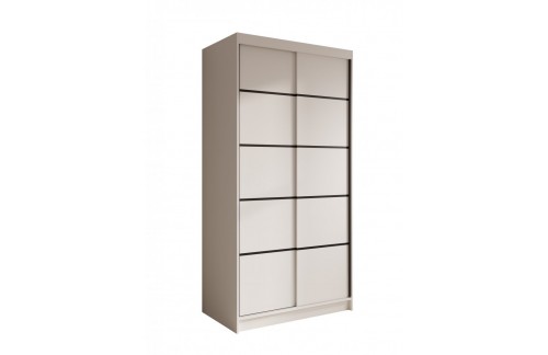 Klizni ormar Verto, 100 cm - BIJELA
