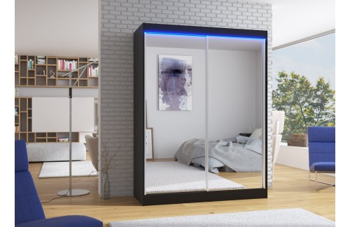 Klizni ormar s ogledalom FLOREST 150 cm