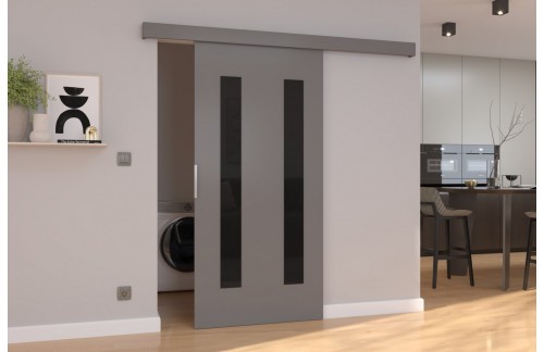 Klizna zidna vrata HERS s lakobel detaljima 106 cm