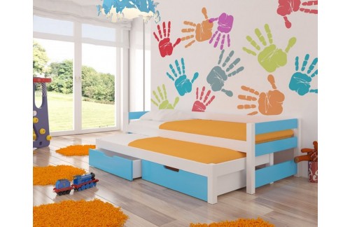 Dječji krevet na razvlačenje FRAGA s madracima