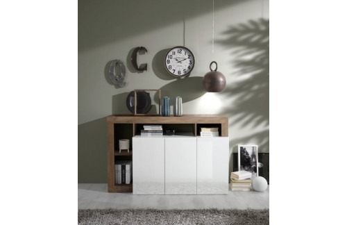 Elegantna bijela komoda s 3 vrata HAMBURG 209030-05MR