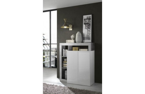 Elegantna bijela komoda s 2 vrata HAMBURG 209030-04CE