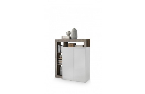 Elegantna bijela komoda s 2 vrata HAMBURG 209030-04P